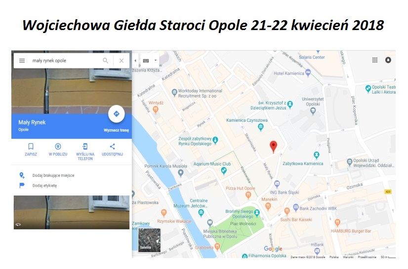 Wojciechowa Giełda Staroci Opole 21-22 kwiecień 2018